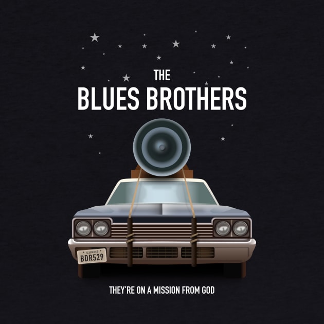 The Blues Brothers - Alternative Movie Poster by MoviePosterBoy